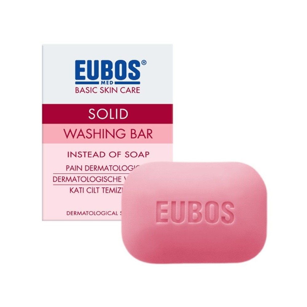 EUBOS SOLID RED, 125 gr Πλάκα Σαπουνιού