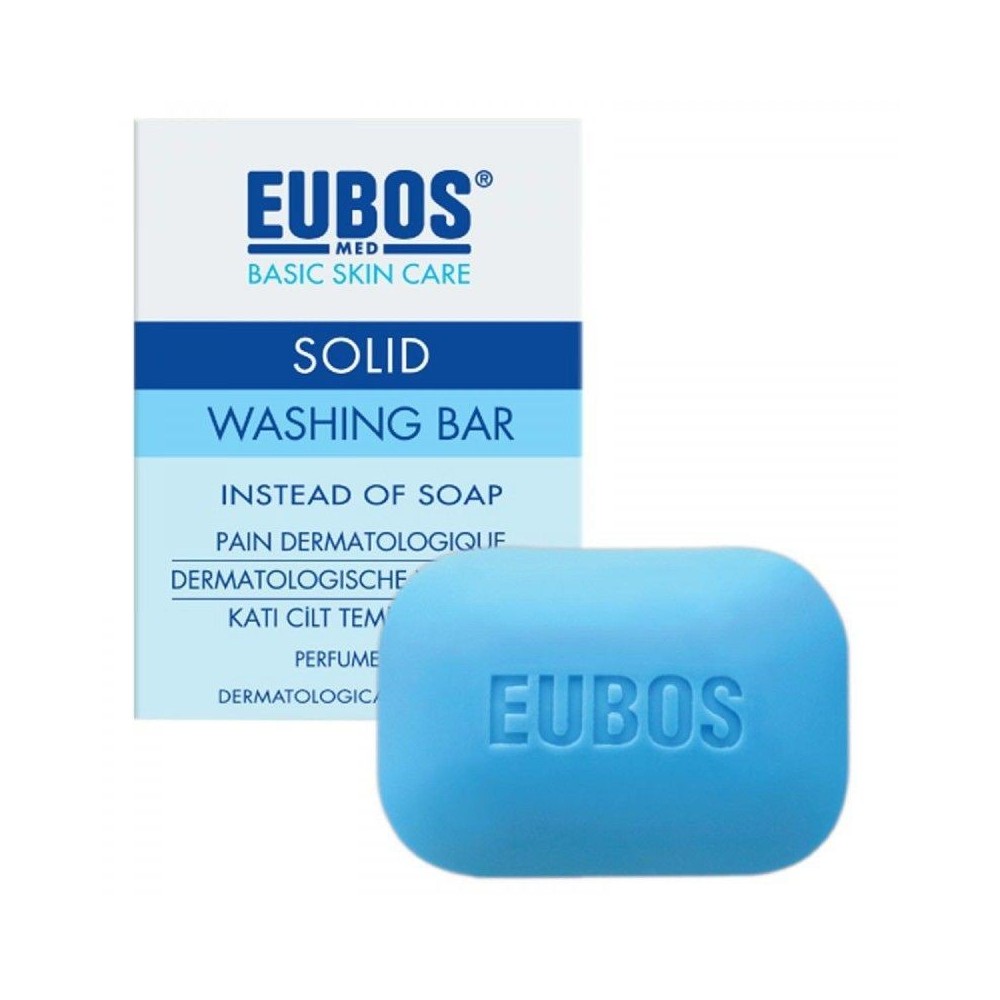 EUBOS SOLID BLUE, 125 gr Πλάκα Σαπουνιού