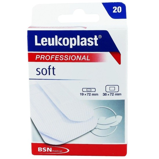 LEUKOPLAST Soft ADHESIVE PADS 20 PIECES-2 sizes