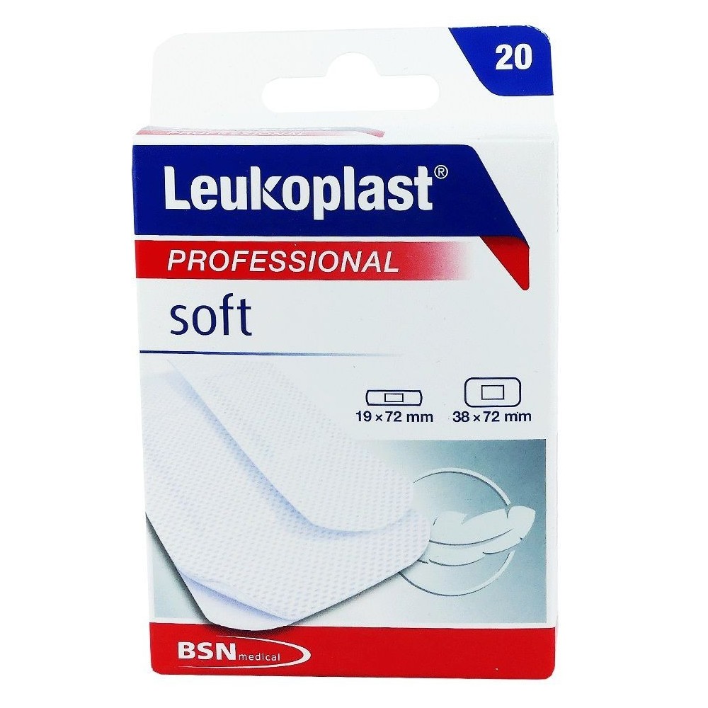 LEUKOPLAST Soft ADHESIVE PADS 20 PIECES-2 sizes