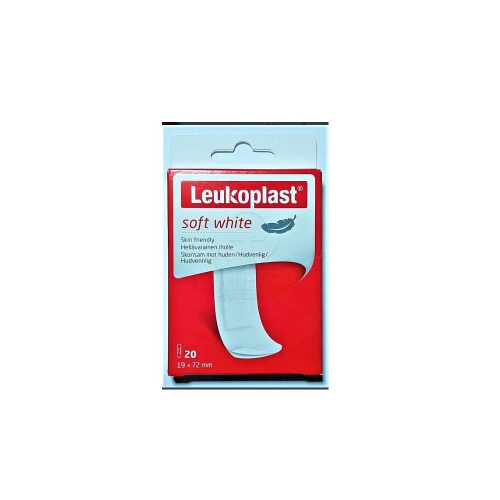 LEUKOPLAST Soft ADHESIVE PADS 20 PIECES-19x72mm