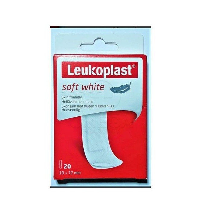 LEUKOPLAST Soft ADHESIVE PADS 20 PIECES-19x72mm