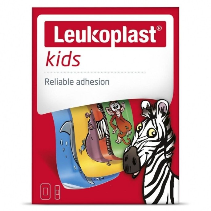 LEUKOPLAST Kids Zoo 2 sizes - 12 pcs