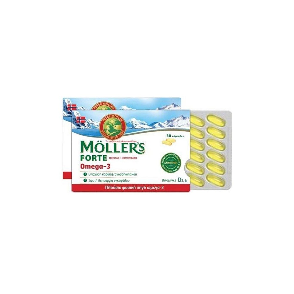 Nature's Plus Moller's Forte Cod Liver Oil OMEGA-3-30caps