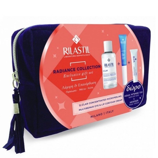 Rilastil Exclusive Σετ Radiance Collection D-CLAR Concentrated Micropeeling & Multirepair Eye & Lip Contour Cream