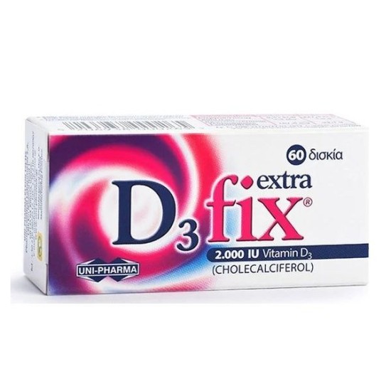 Unipharma D3 Fix Extra 2000iu, 60 tabs