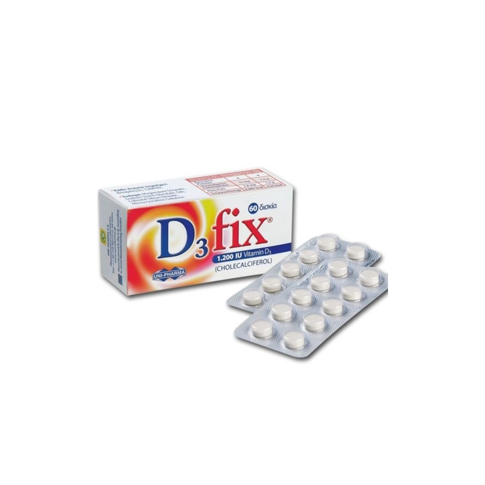 Unipharma D3 Fix Extra 1200iu, 60 tabs