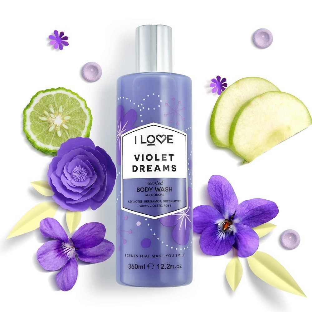 I LOVE SCENTS Violet Dreams Bodywash - 360ml