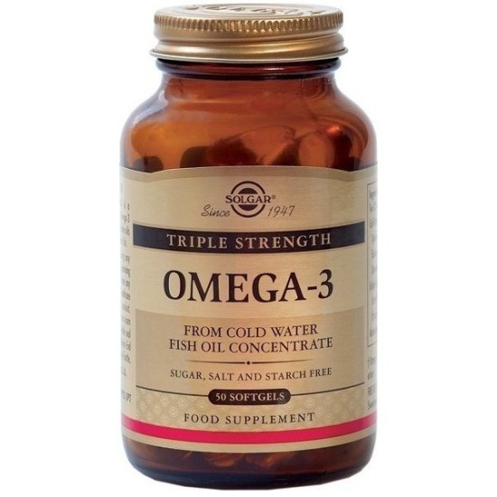 Solgar Omega-3 Triple Strength 50 softgels