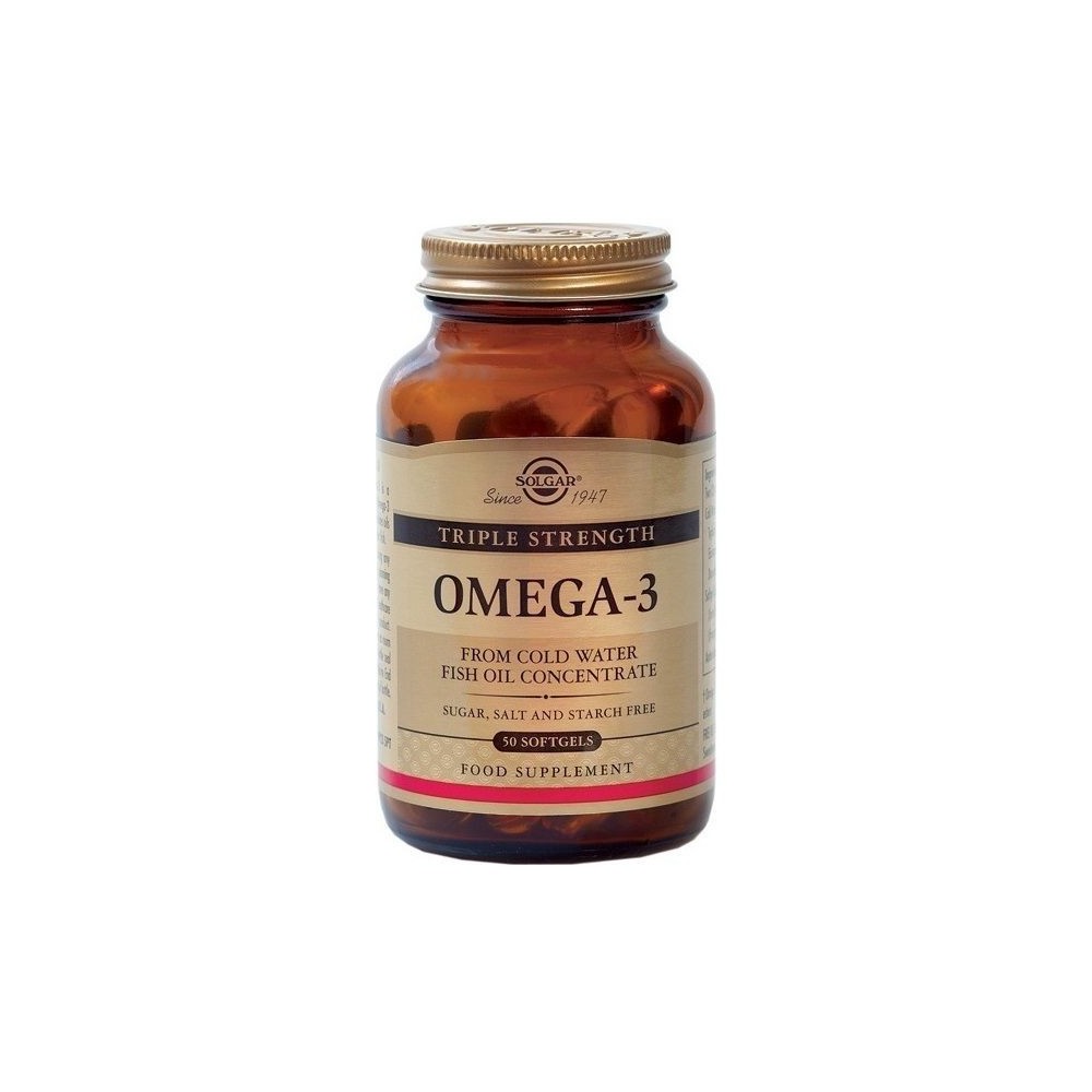 Solgar Omega-3 Triple Strength 50 softgels