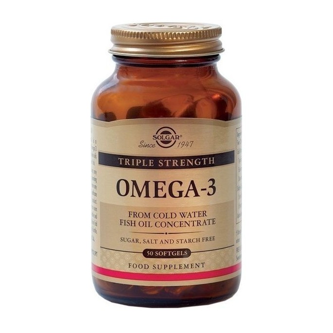 Solgar Omega-3 Triple Strength 50 softgels