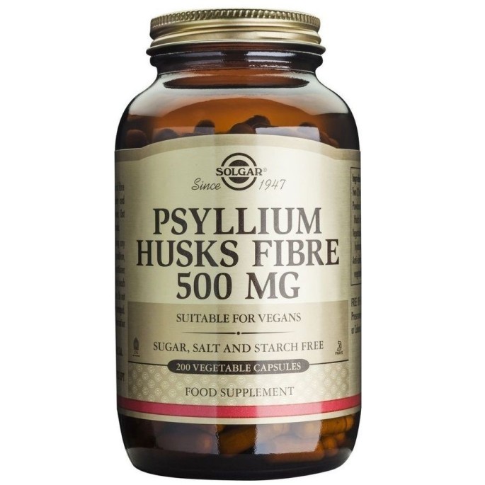 SOLGAR PSYLLIUM HUSKS FIBRE 500mg 200 veg.caps