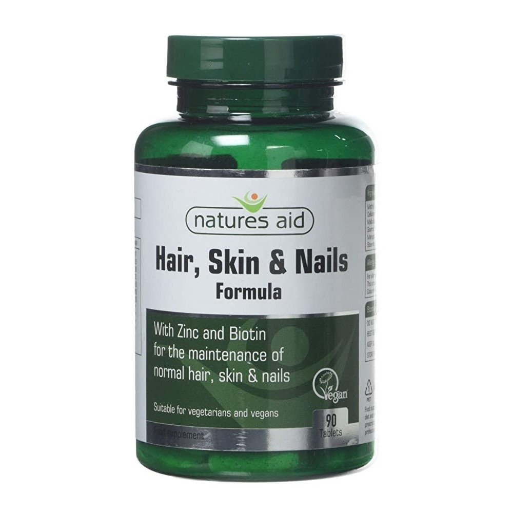 NATURES AID Hair, Skin & Nails Formula - 90 tabs