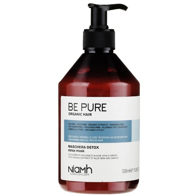 PARISIENNE NIAMH BE PURE Organic Detox Mask - 500ml