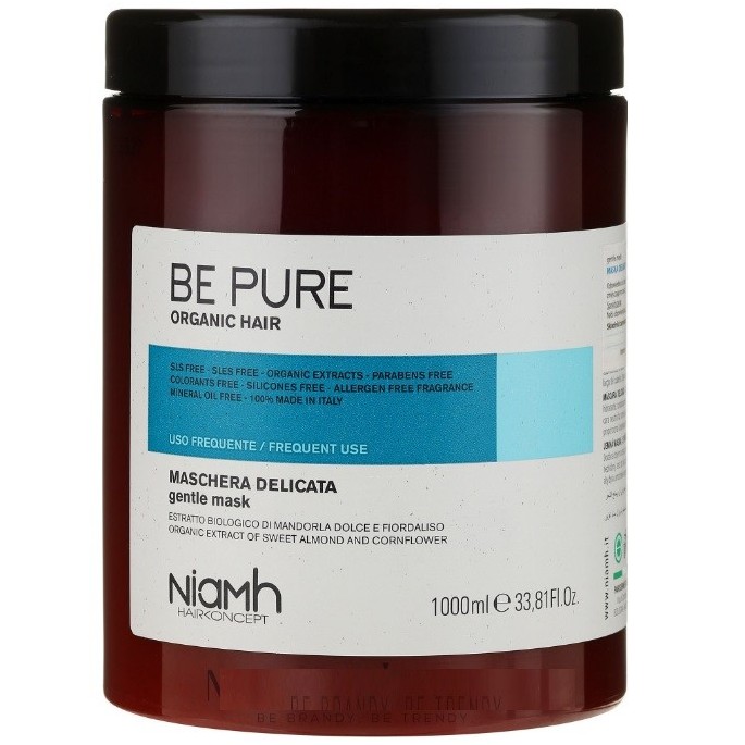 PARISIENNE NIAMH BE PURE Organic Gentle Mask - 1000ml