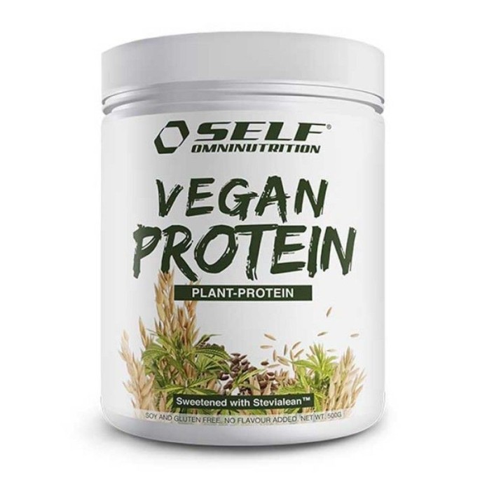 SELF OMNINUTRITION  Vegan Protein 500γρ (Βρώμη, Ρύζι, Κάνναβη, Λιναρόσπορος) - Self Omninutrition / Πρωτεΐνη Βίγκαν