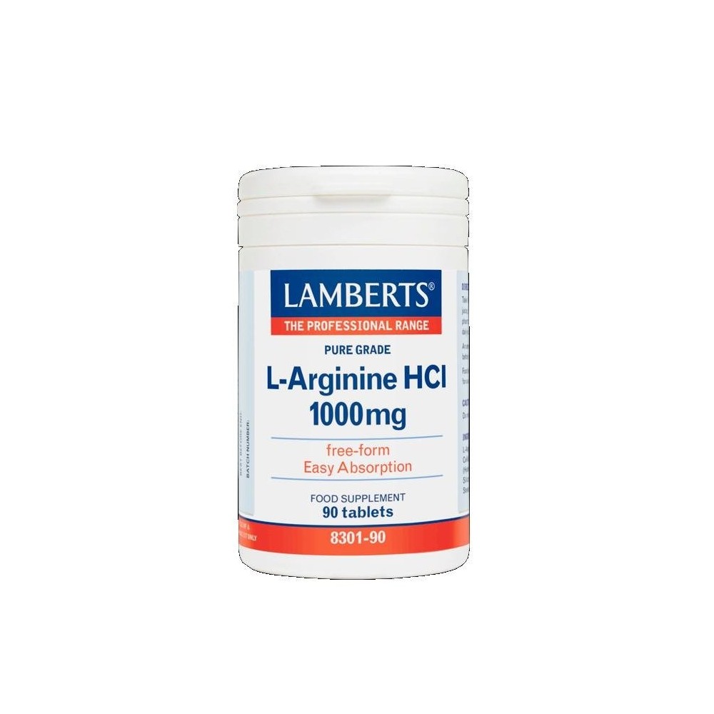 LAMBERTS L-ARGININE 1000mg 90 caps