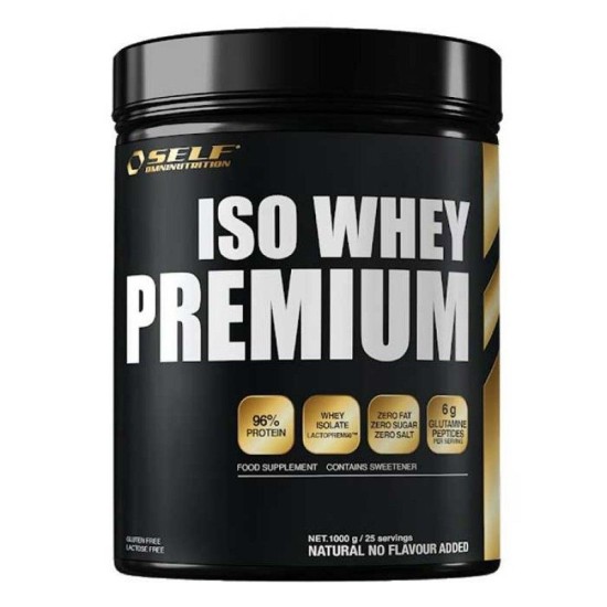 SELF OMNINUTRITION  Iso Whey Premium 1kg - SELF Omninutrition / Πρωτεΐνη Γράμμωσης 96%