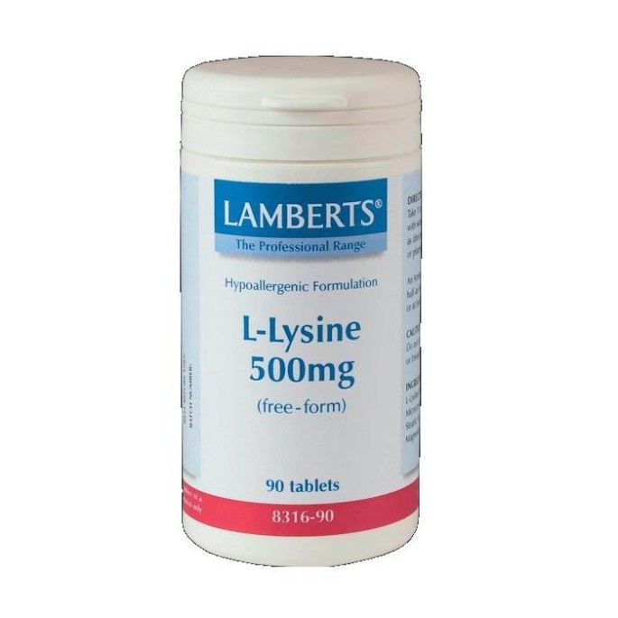 LAMBERTS L-LYSINE 500mg 90 tabs