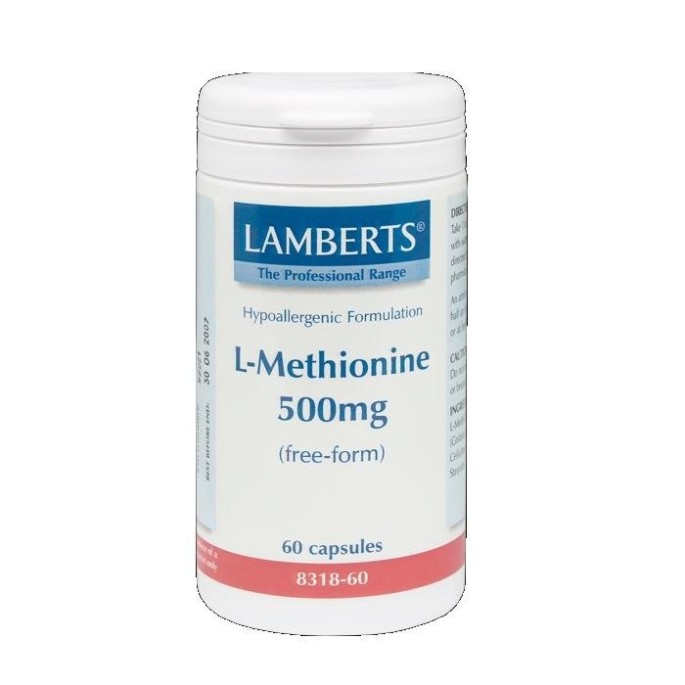 LAMBERTS L-METHIONINE 500mg  60 caps