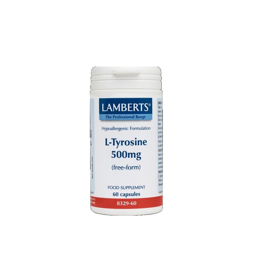 LAMBERTS L-TYROSINE 500mg 60 caps
