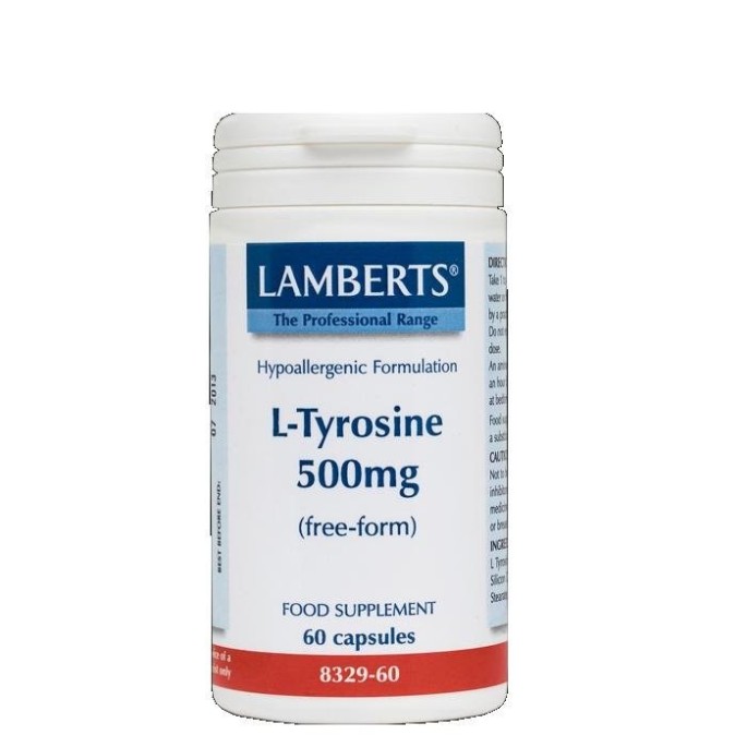 LAMBERTS L-TYROSINE 500mg 60 caps