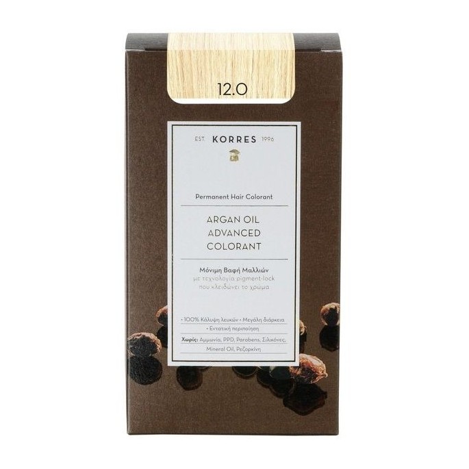 Korres Hair Color Argan oil advanced colorant SPECIAL BLONDE 12.0