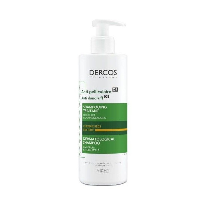Vichy Dercos Shampoo Anti-Dandruff Dry Hair 390ml