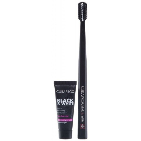 CURAPROX Black is White Light Pack (CS 5460 + whitening paste 8ml)–...