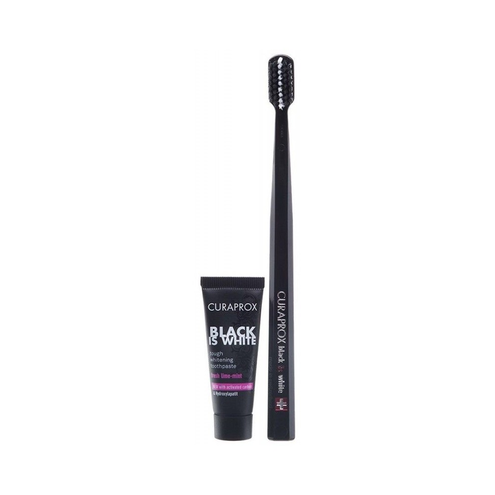 CURAPROX Black is White Light Pack (CS 5460 + whitening paste 8ml)–...