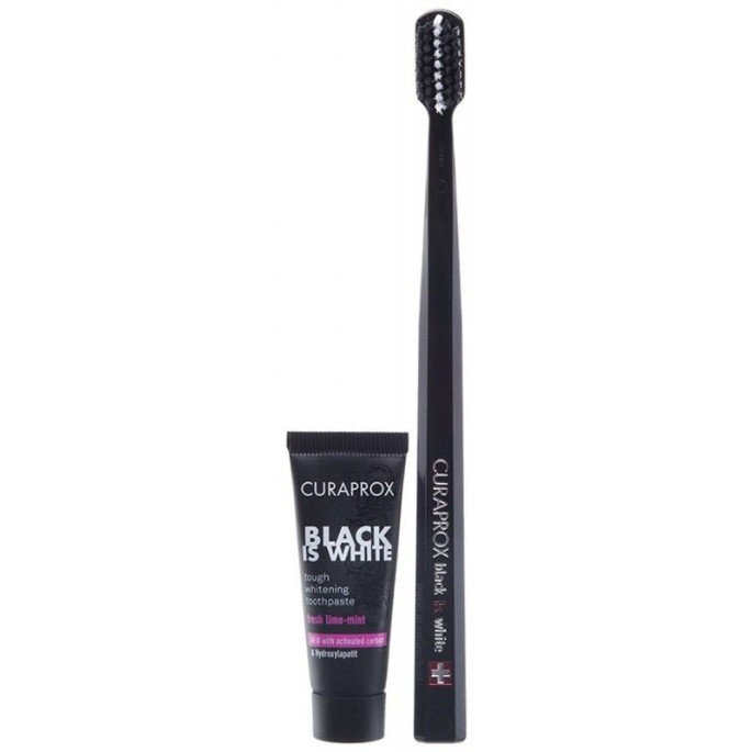 CURAPROX Black is White Light Pack (CS 5460 + whitening paste 8ml)–...