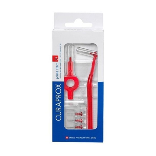 CURAPROX CPS 07 Prime Start -2 Λαβές -Μεσ.Βουρτσ. ΚΟΚΚΙΝΟ