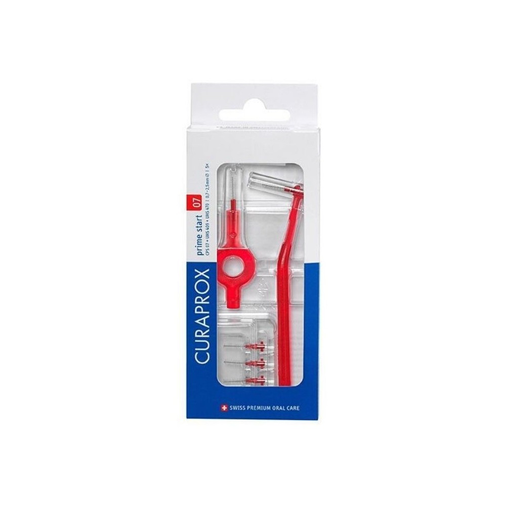 CURAPROX CPS 07 Prime Start -2 Λαβές -Μεσ.Βουρτσ. ΚΟΚΚΙΝΟ