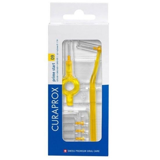 CURAPROX CPS 09 Prime Start -2 Λαβές -Μεσ.Βουρτσ. ΚΙΤΡΙΝΟ