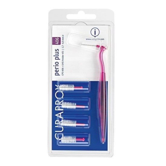 CURAPROX CPS 406 perio plus (ΦΟΥΞΙΑ - 5 τεμάχια) – Μεσοδόντια βουρτ...