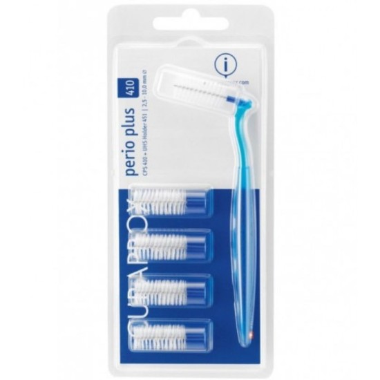 CURAPROX CPS 410 perio plus (Blue - 5 pieces) – Interdental brushes