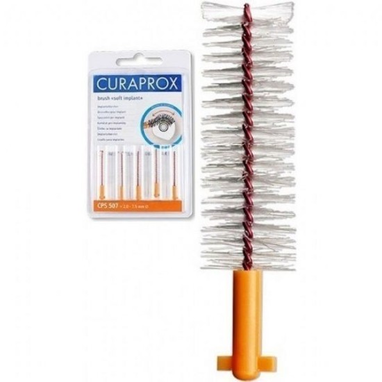 CURAPROX CPS 507 soft implant (ΠΟΡΤΟΚΑΛΙ - 5 τεμάχια) – Μεσοδόντια ...