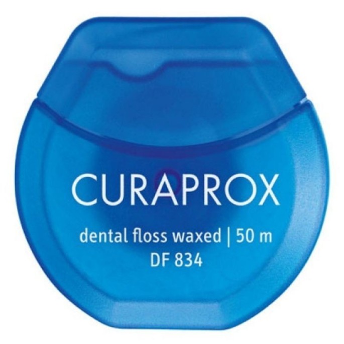 CURAPROX DF 834 (50 m.) – Οδοντικό νήμα κερωμένο με γεύση μέντας