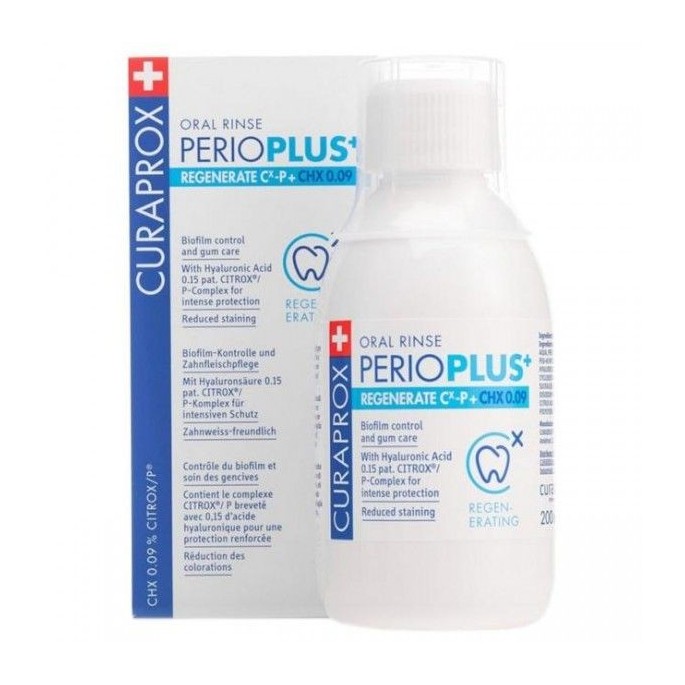 CURAPROX Perio Plus Regenerate 0,09% CHX Στομ. Διάλυμα 200ml