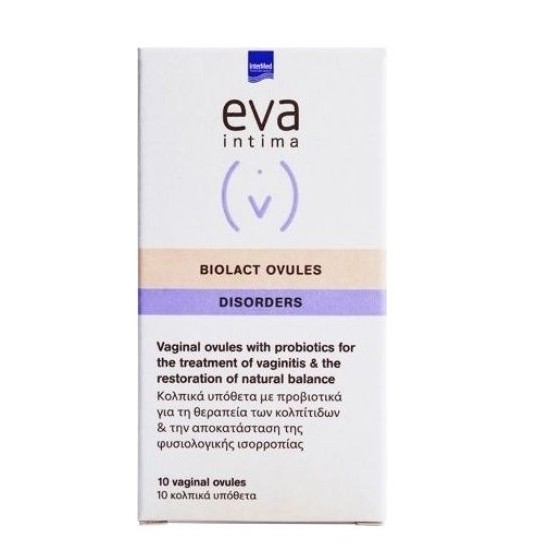 INTERMED EVA BIOLACT OVULES, 10 ovules