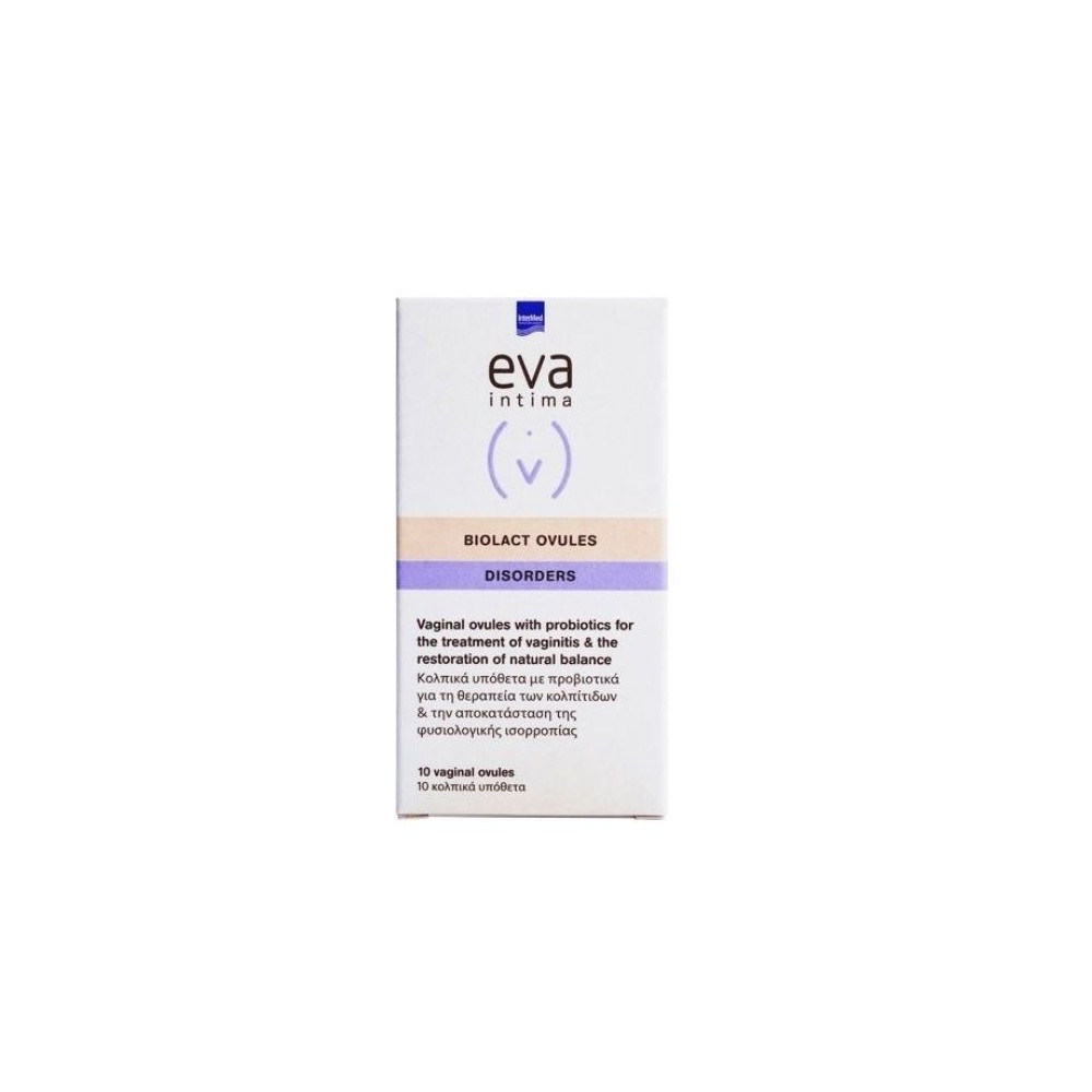 INTERMED EVA BIOLACT OVULES, 10 ovules