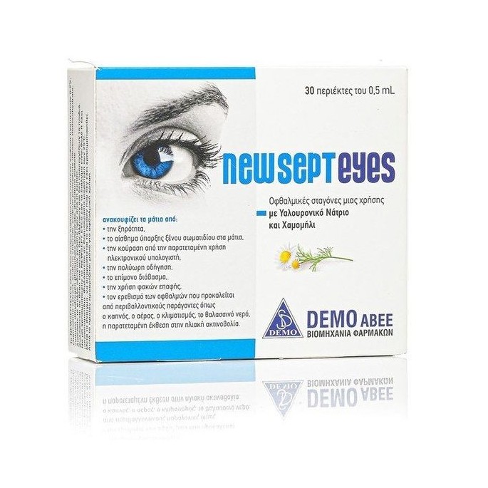 DEMO Newsept Eyes 30x0.5ml Lubricating Eye Drops