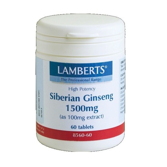 LAMBERTS SIBERIAN GINSENG 1500mg 60 tabs