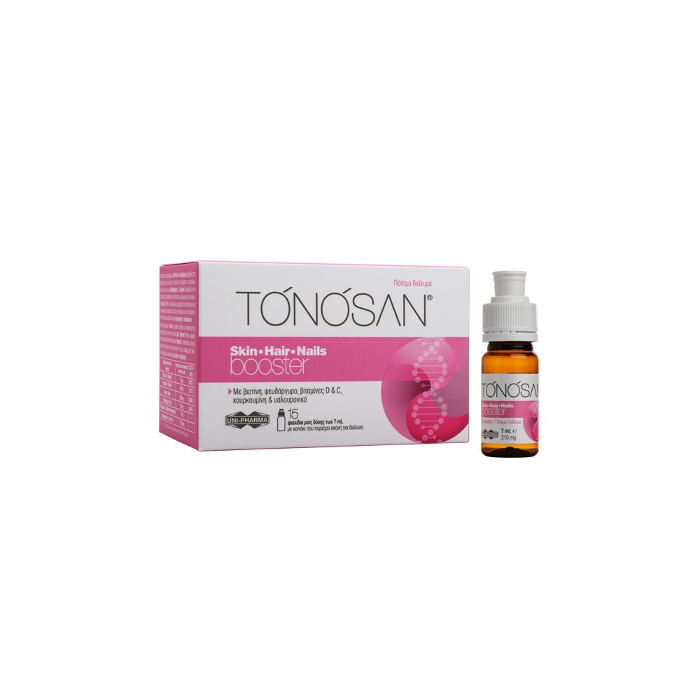 UNIPHARMA TONOSAN Skin-Hair-Nails Booster [BTx15Vials] 15pcs