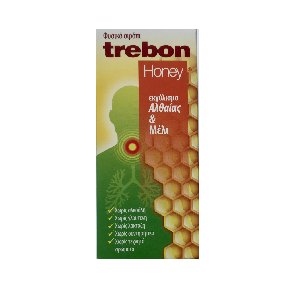 UNIPHARMA TREBON HONEY NATURAL SYRUP 100ML 100ml