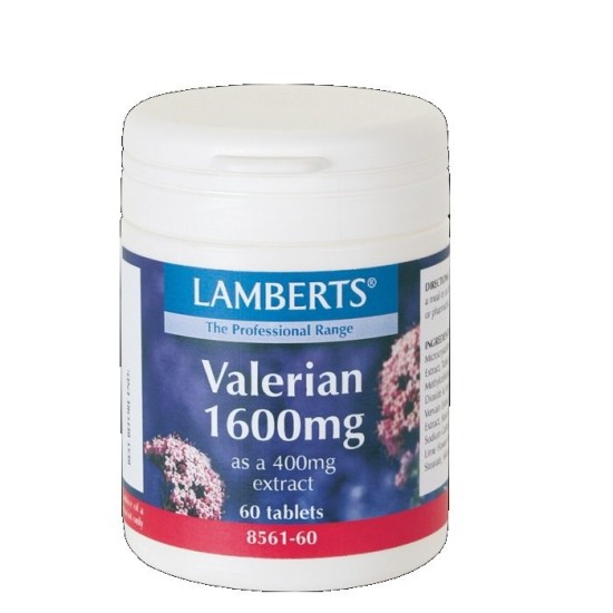 LAMBERTS Valerian 1600mg 60 tabs