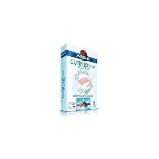 MASTER AID CUTIFLEX (Cassettes transparent -  waterproof) Cutiflex - 10 strip  Narrow.MASTER AID CUTIFLEX (Cassettes transparen