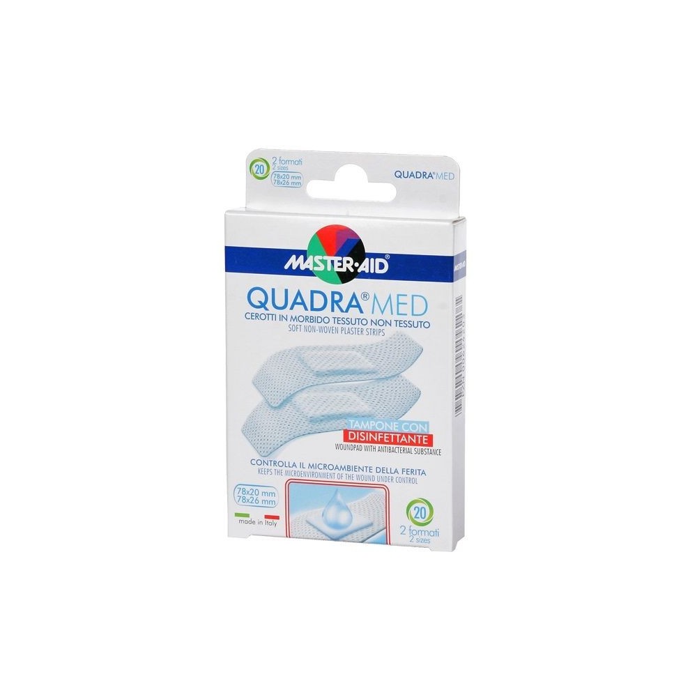 MASTER AID QUADRA MED (Cassettes in white color ) Quadra - 20 strip Narrow/Wide. MASTER AID QUADRA MED (Cassettes in whitecolor