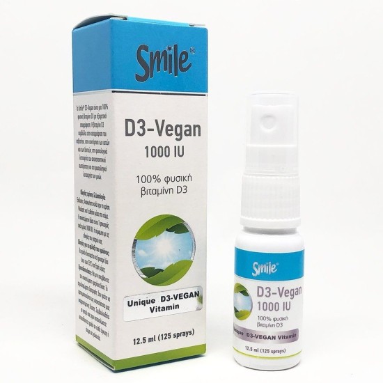 Smile D3-Vegan 1000IU στοματικό σπρέι 12.5ml