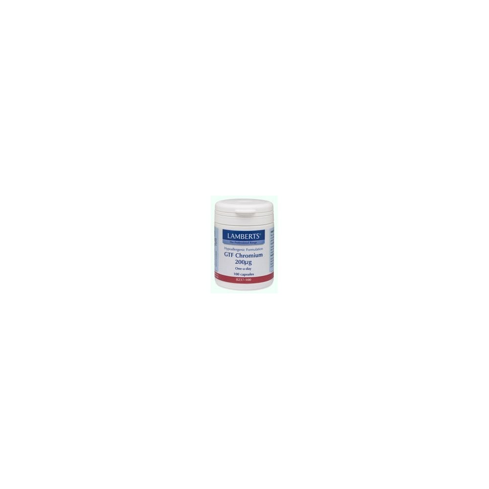 LAMBERTS GTF CHROMIUM 200mcg 100 caps